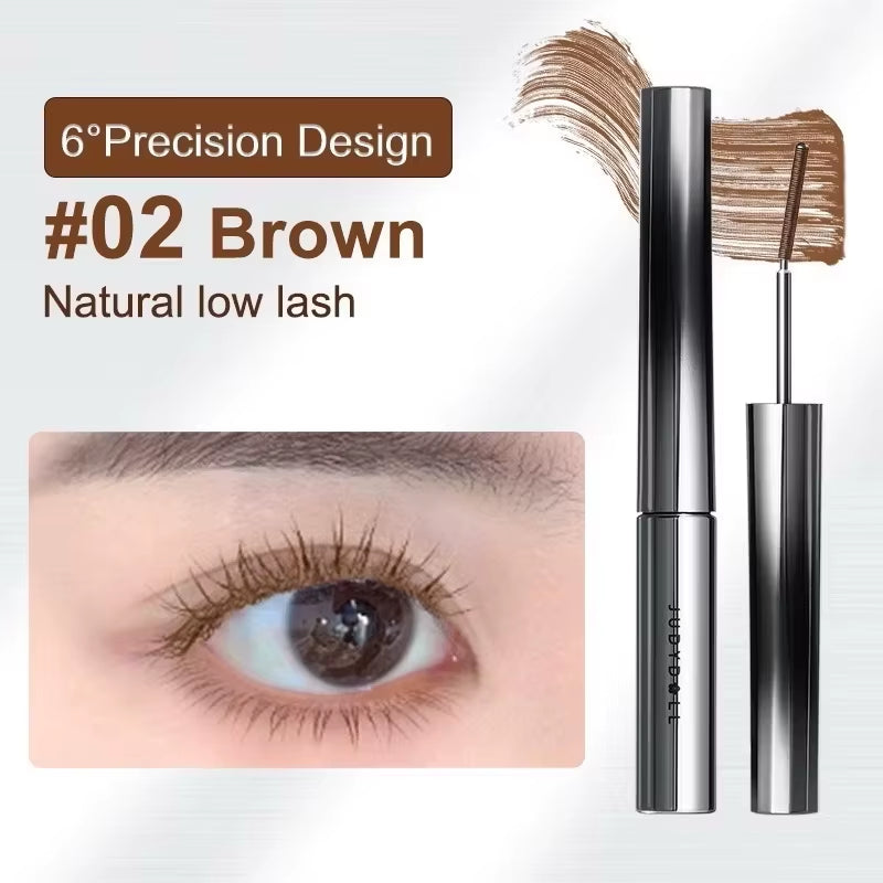 3D Curling Eyelash Iron Mascara, Black & Brown, Curling & Lengthening, Long-Lasting Formula, Waterproof, Smudge-Proof