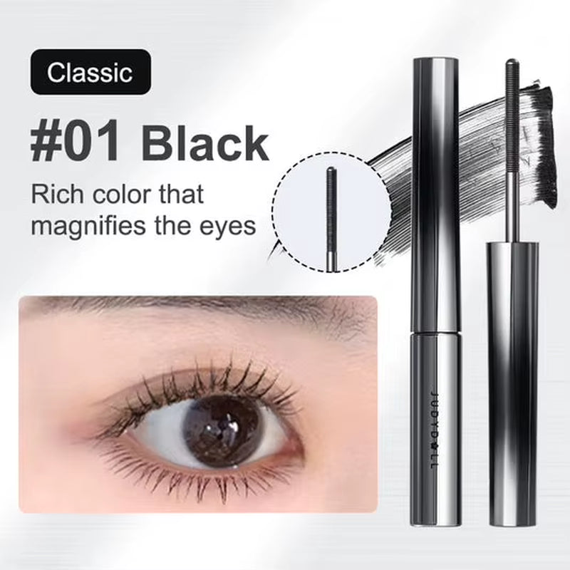3D Curling Eyelash Iron Mascara, Black & Brown, Curling & Lengthening, Long-Lasting Formula, Waterproof, Smudge-Proof